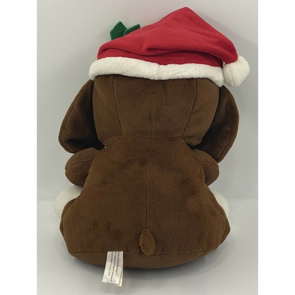 Dan Dee Sad Sam & Honey Plush 15 Inch Puppy Dog Holiday Christmas Stocking Santa - Picture 3 of 8